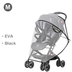 Accesorii pentru cărucior de bebeluși din EVA Husă de ploaie impermeabilă Protecție transparentă împotriva prafului de vânt Ferm