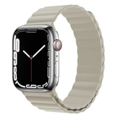 Curea cu buclă magnetică pentru banda de ceas Apple 44mm 40mm 45mm 41mm 42mm 38mm Bratara din silicon iWatch series 3 4 5 6 se 7