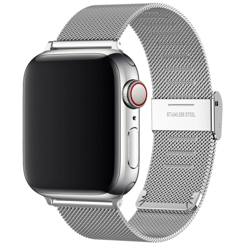 Curea milaneză pentru Apple Watch Band Ultra 2 49mm 9 8 7 45mm 41mm Bratara din oțel inoxidabil iWatch 6 5 4 3 SE 44mm 42mm 40mm