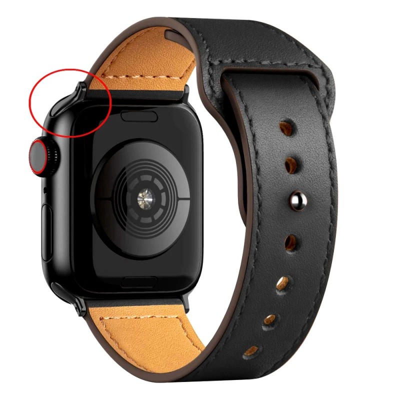 Curea din piele pentru Apple watch band 44mm 45mm 41mm 40mm 49mm 42mm 38mm 45 44mm bratara corea iWatch seria 3 4 6 SE 7 8 ultra