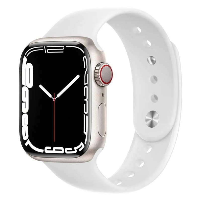 Silicon pentru Apple Watch Band 44mm 40mm 45mm 41mm 42mm 38mm 49mm 41 44 45mm Bratara IWatch Series 7 6 5 4 3 SE 8 Ultra Strap