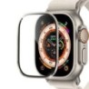 Sticlă de protecție pentru ecran pentru Apple Watch Ultra 2 49 mm Folie cu cadru metalic temperat Anti-zgârieturi IWatch Series 