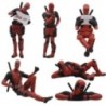 Anime Deadpool 2 Figurină de acțiune Șezut culcat Model de postură Anime X-Men Mini păpușă Decorație Colectie Figurină Cadouri