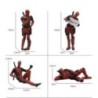 Anime Deadpool 2 Figurină de acțiune Șezut culcat Model de postură Anime X-Men Mini păpușă Decorație Colectie Figurină Cadouri