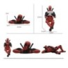 Anime Deadpool 2 Figurină de acțiune Șezut culcat Model de postură Anime X-Men Mini păpușă Decorație Colectie Figurină Cadouri
