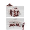 Anime Deadpool 2 Figurină de acțiune Șezut culcat Model de postură Anime X-Men Mini păpușă Decorație Colectie Figurină Cadouri