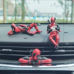 Anime Deadpool 2 Figurină de acțiune Șezut culcat Model de postură Anime X-Men Mini păpușă Decorație Colectie Figurină Cadouri