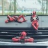 Anime Deadpool 2 Figurină de acțiune Șezut culcat Model de postură Anime X-Men Mini păpușă Decorație Colectie Figurină Cadouri