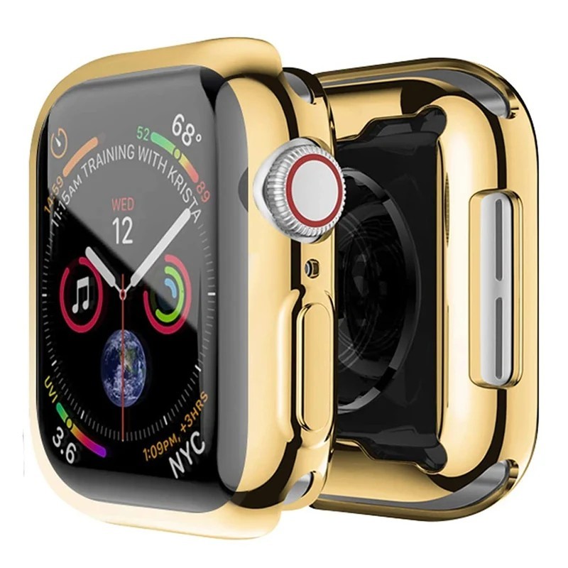 Protector de ecran 45mm 41mm 44MM 40MM 42mm 38MM pentru Apple Watch iwatch series 7 SE 6 5 4 3 Carcasa complet TPU Accesorii pen