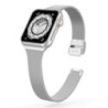 Bratara subtire Banda metalica pentru Apple Watch 9 8 7 6 SE 5 4 38 40 41 45 49MM Curea milaneza ultra din otel inoxidabil pentr