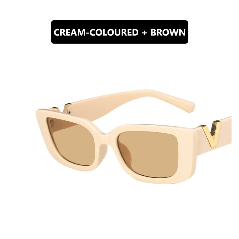 Ochelari De Soare Rectunghi Retro Femei Brand Designer Ochelari De Soare Vintage Cu Ramă Mică Doamnelor Clasici Negru Pătrat Ocu