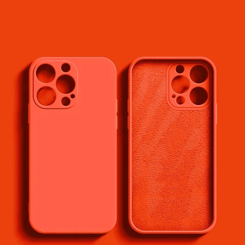 Husă originală de lux din silicon lichid pentru iPhone 15 14 13 12 11 Pro Max Plus Huse moi Husă de protecție antișoc Accesorii 
