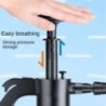Pulverizator cu spumă cu pompă de mână de 2L cu 3 tipuri de duză, tun cu spumă pneumatică manuală, spumă de zăpadă, sticlă cu pu