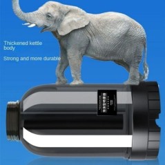 Pulverizator cu spumă cu pompă de mână de 2L cu 3 tipuri de duză, tun cu spumă pneumatică manuală, spumă de zăpadă, sticlă cu pu