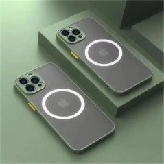 Husa magnetica mata pentru iPhone 15 13 14 12 11 Pro Max XS XR X Huse blindate rezistente la socuri pentru iPhone 15 14 Plus 12 