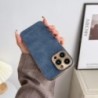 Husă de telefon din piele pentru Iphone 13 11 12 14 15 Pro Max 15 Plus Carcasă de telefon galvanizată din piele de miel pentru I