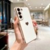 Husă placată de lux pentru Samsung Galaxy S24 S22 S23 Ultra S21 S20 S23 FE A52 A53 A13 A54 A14 Love Heart Side Model Husă pentru
