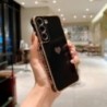 Husă placată de lux pentru Samsung Galaxy S24 S22 S23 Ultra S21 S20 S23 FE A52 A53 A13 A54 A14 Love Heart Side Model Husă pentru