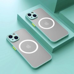 Husa magnetica mata de lux pentru Magsafe husa de incarcare fara fir pentru iPhone 15 14 13 11 12 Pro Max Mini Plus XS Max XR X 