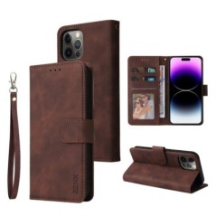ZZXX Husă de telefon portofel din piele pentru iPhone 15 Pro Max 14 13 Mini 12 11 XS XR X SE 2022 8 7 6 6s Plus Husă cu suport p