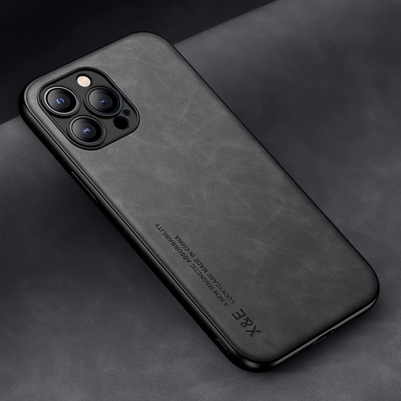 Husă din piele magnetică de lux pentru iPhone 15 14 13 12 11 Pro Max Mini XR XS X 8 7 Plus SE 14Pro Magsafe Suport suport auto