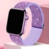 Curea de ceas din nailon elastic compatibilă cu cureaua reglabilă iWatch pentru Apple Watch Series 7 6 5 4 3 SE