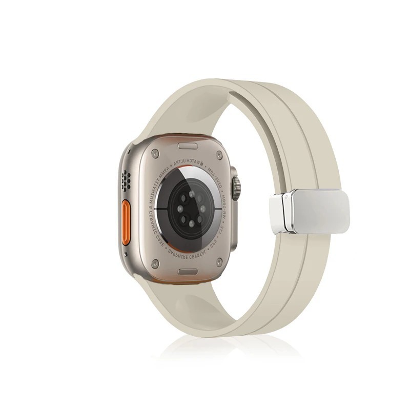 Curea magnetică pentru Apple Watch ultra band 49mm 45mm Bratara din silicon iWatch Series 7 8 se 6 5 3 44mm 45mm 40mm 41mm 42mm 