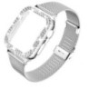 Carcasă cu diamante + curea metalică pentru banda iWatch Ultra 2, brățară din oțel inoxidabil pentru Apple Watch 9 8 7 45mm 44mm