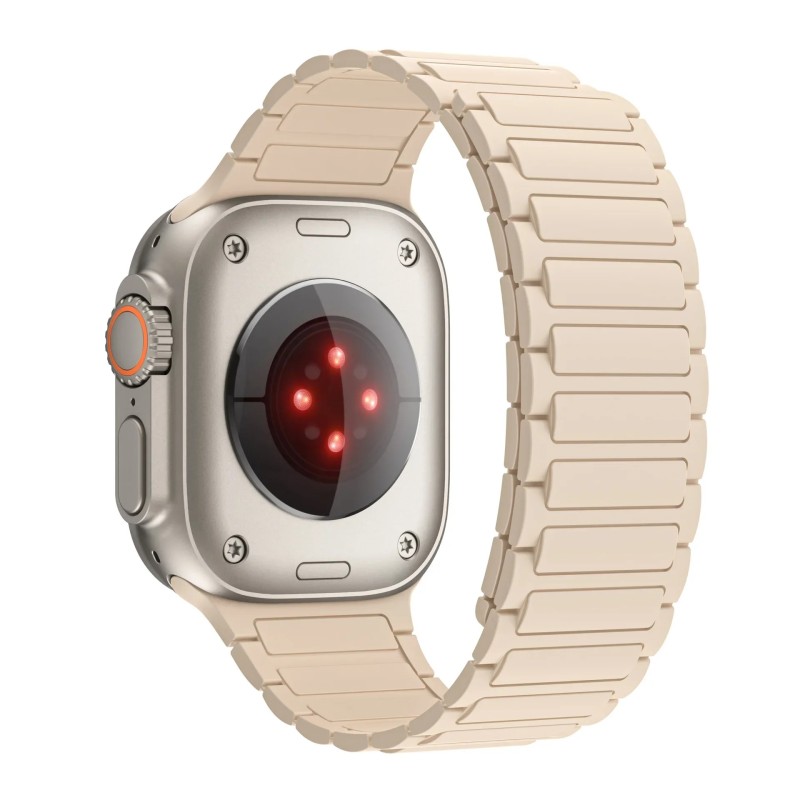 Curea sport magnetică pentru Apple Watch Ultra 2 49mm 45mm 44 42mm 38 40 41mm curea din silicon pentru seria iWatch 9 8 7 6 5 4 