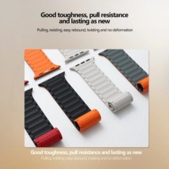 Curea sport magnetică pentru Apple Watch Ultra 2 49mm 45mm 44 42mm 38 40 41mm curea din silicon pentru seria iWatch 9 8 7 6 5 4 
