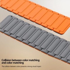 Curea sport magnetică pentru Apple Watch Ultra 2 49mm 45mm 44 42mm 38 40 41mm curea din silicon pentru seria iWatch 9 8 7 6 5 4 