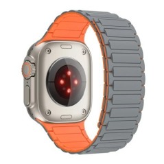 Curea sport magnetică pentru Apple Watch Ultra 2 49mm 45mm 44 42mm 38 40 41mm curea din silicon pentru seria iWatch 9 8 7 6 5 4 