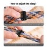 Curea din nylon pentru Apple Watch Band 44mm 40mm 45mm 49mm 41mm 44mm Catarama magnetica Bratara impletita iWatch series 9 se 7 