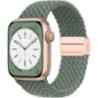 Curea din nylon pentru Apple Watch Band 44mm 40mm 45mm 49mm 41mm 44mm Catarama magnetica Bratara impletita iWatch series 9 se 7 