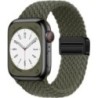 Curea din nylon pentru Apple Watch Band 44mm 40mm 45mm 49mm 41mm 44mm Catarama magnetica Bratara impletita iWatch series 9 se 7 