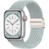 Curea din nylon pentru Apple Watch Band 44mm 40mm 45mm 49mm 41mm 44mm Catarama magnetica Bratara impletita iWatch series 9 se 7 