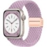 Curea din nylon pentru Apple Watch Band 44mm 40mm 45mm 49mm 41mm 44mm Catarama magnetica Bratara impletita iWatch series 9 se 7 