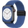 Curea din nylon pentru Apple Watch Band 44mm 40mm 45mm 49mm 41mm 44mm Catarama magnetica Bratara impletita iWatch series 9 se 7 