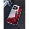 Carcasa de lux IMD Lens Circle Spider Man piele de desene animate TPU pentru iPhone 13 Pro Max 15 Pro 14 Plus 12 X XS Max XR 11 