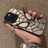 Carcasa de lux IMD Lens Circle Spider Man piele de desene animate TPU pentru iPhone 13 Pro Max 15 Pro 14 Plus 12 X XS Max XR 11 
