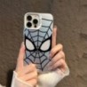 Carcasa de lux IMD Lens Circle Spider Man piele de desene animate TPU pentru iPhone 13 Pro Max 15 Pro 14 Plus 12 X XS Max XR 11 