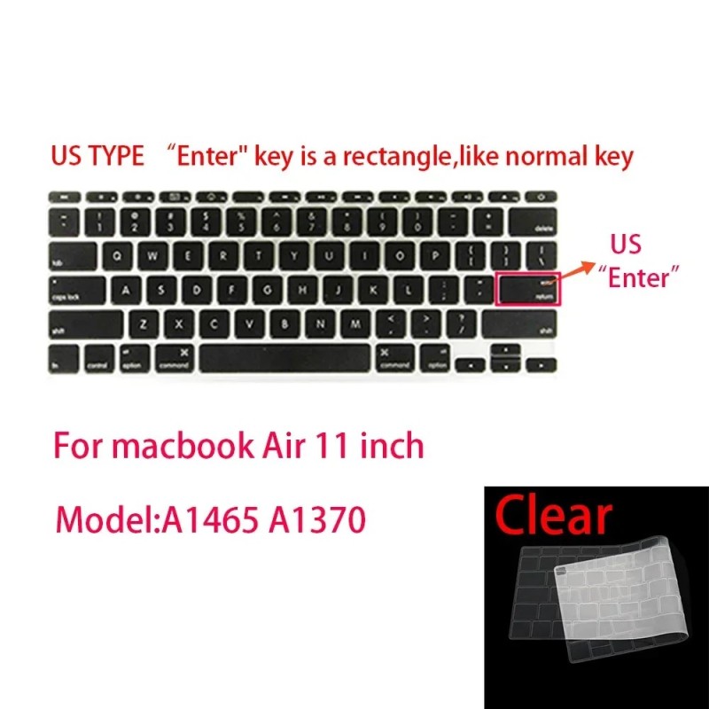Husă pentru tastatură pentru Apple Macbook pro13/16/15 Air13 inch Carcasă din silicon pentru laptop, toate seriile, piele protec