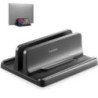 Suport vertical pentru laptop reglabil cu două sloturi Plastic ABS Design 4 în 1 Economisește spațiu pentru MacBook Chromebook S