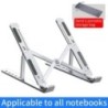 Suport pentru laptop din aliaj de aluminiu Suport reglabil pliabil portabil pentru laptop Suport de ridicare pentru răcire Supor
