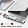 Suport pentru laptop din aliaj de aluminiu Suport reglabil pliabil portabil pentru laptop Suport de ridicare pentru răcire Supor