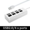 Adaptor de alimentare USB 3.0 4/7 porturi Multi USB Splitter Hub Hub USB 2.0 USB Multiple Expander Comutator 30CM Cablu Hub Staț