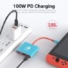 Stație de andocare pentru jocuri USB C Hub 3 în 1 cu încărcare PD Port USB și DP Suport mod de andocare TV pentru comutator de t