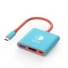 Stație de andocare pentru jocuri USB C Hub 3 în 1 cu încărcare PD Port USB și DP Suport mod de andocare TV pentru comutator de t