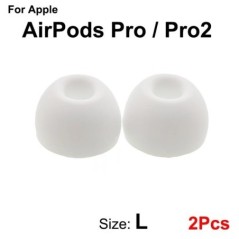 Aocarmo 2 buc pentru Apple AirPods Pro Pro2 căști filtru praf plasă silicon cauciuc căști capac căști piesa de schimb originală