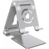 Suport tabletă cu rotație de 360° pentru iPad, suport pentru tabletă pliabil reglabil, suport pentru telefon din aluminiu compat